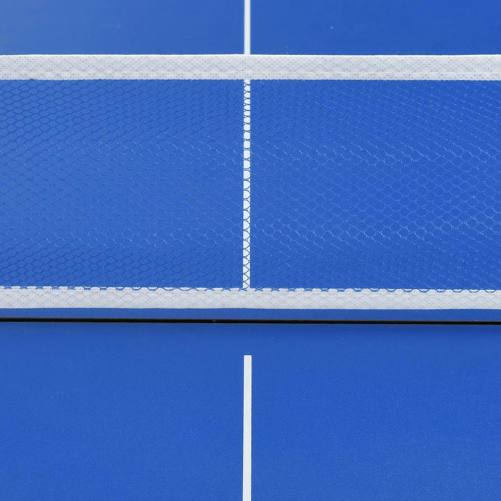 Masă De Ping Pong Cu Fileu, Albastru, 152 X 76 X 66 Cm