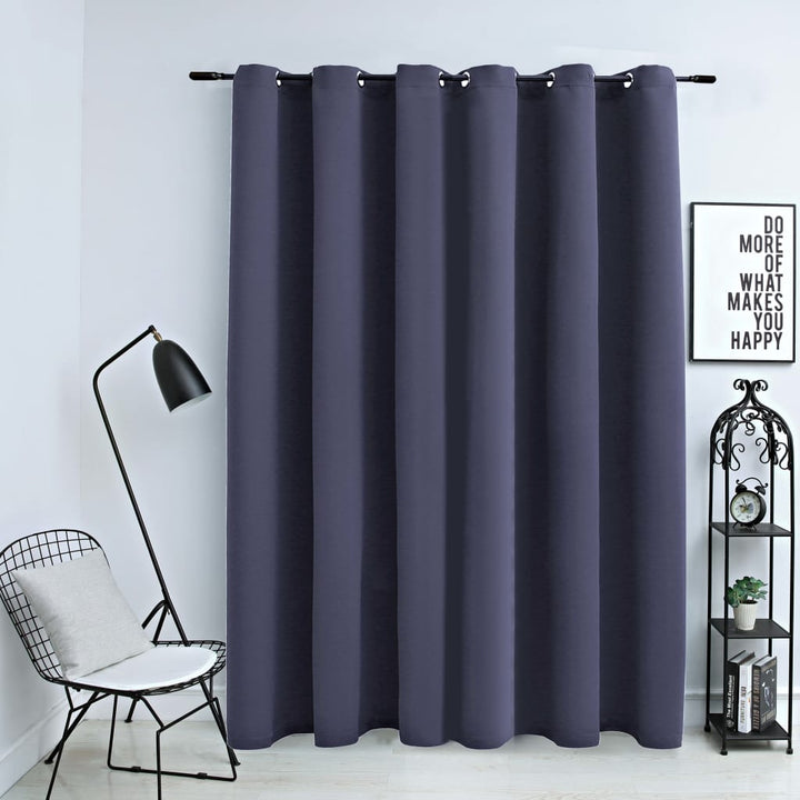 Draperie Opacă Cu Inele Metalice, , 290 X 245 Cm