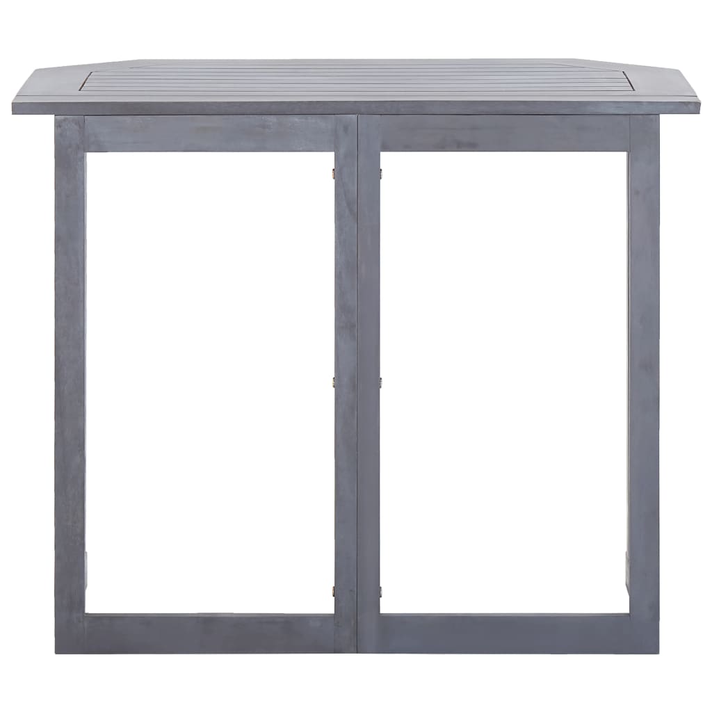 Masă De Balcon Pliabilă, 90X50X74 Cm, Lemn Masiv De Acacia