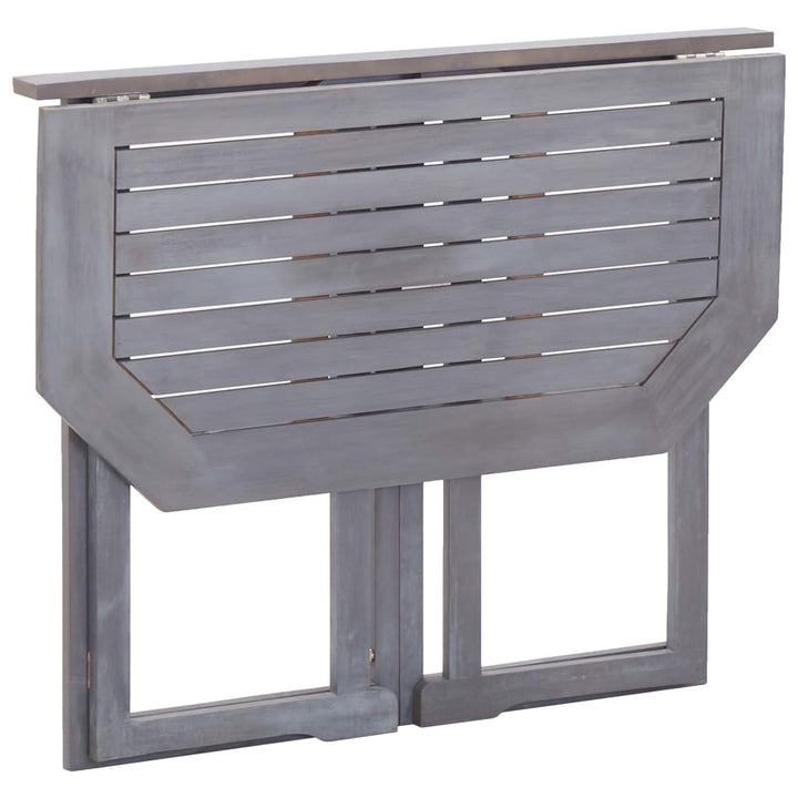 Masă De Balcon Pliabilă, 90X50X74 Cm, Lemn Masiv De Acacia
