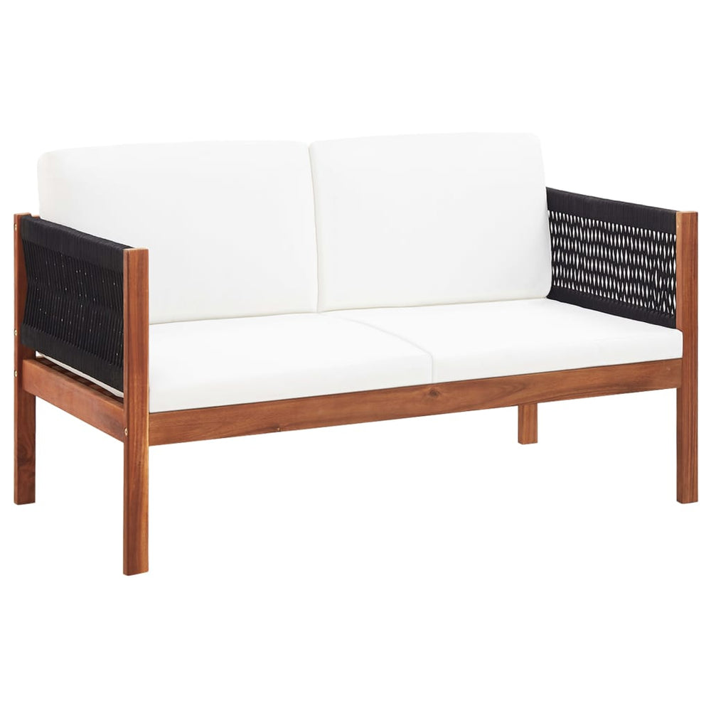 Set Mobilier De Grădină, 4 Piese, Lemn Masiv De Acacia