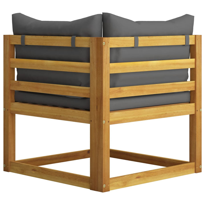Set Mobilier Grădină Cu Perne, 6 Piese, Lemn Masiv Acacia