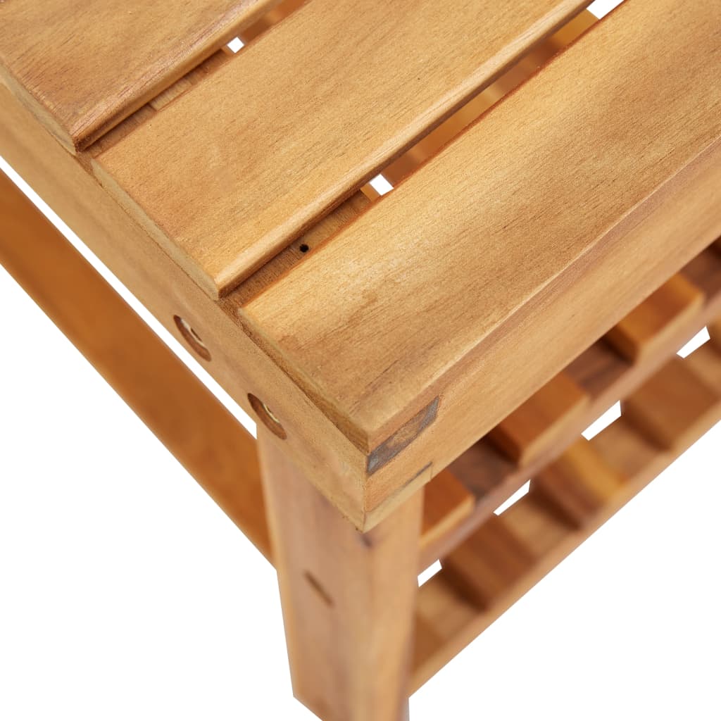 Pantofar, 90 X 32 X 46 Cm, Lemn Masiv De Acacia