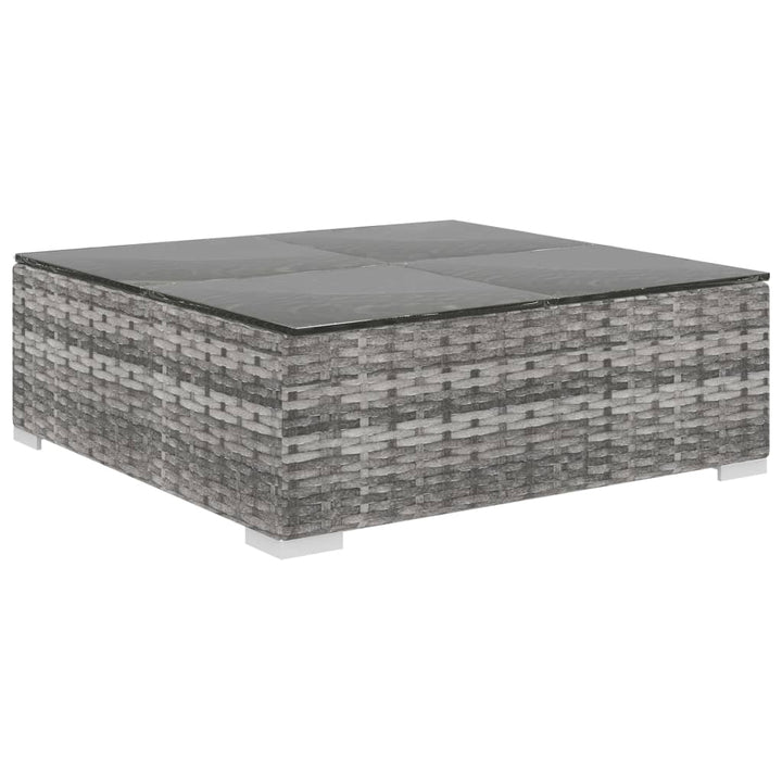 Set Mobilier De Grădină Cu Perne, 12 Piese, , Poliratan
