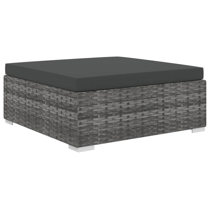 Set Mobilier De Grădină Cu Perne, 8 Piese, , Poliratan