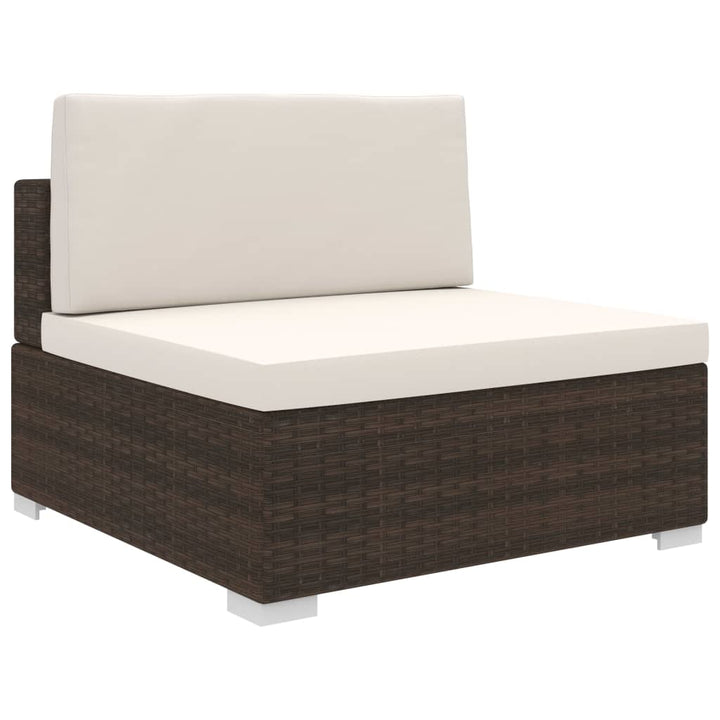 Scaun Modular De Mijloc, 1 Buc., , Poliratan, Cu Perne