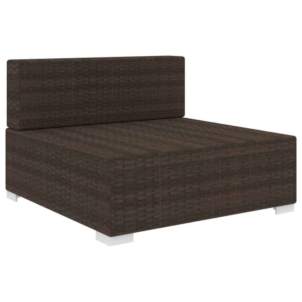 Scaun Modular De Mijloc, 1 Buc., , Poliratan, Cu Perne