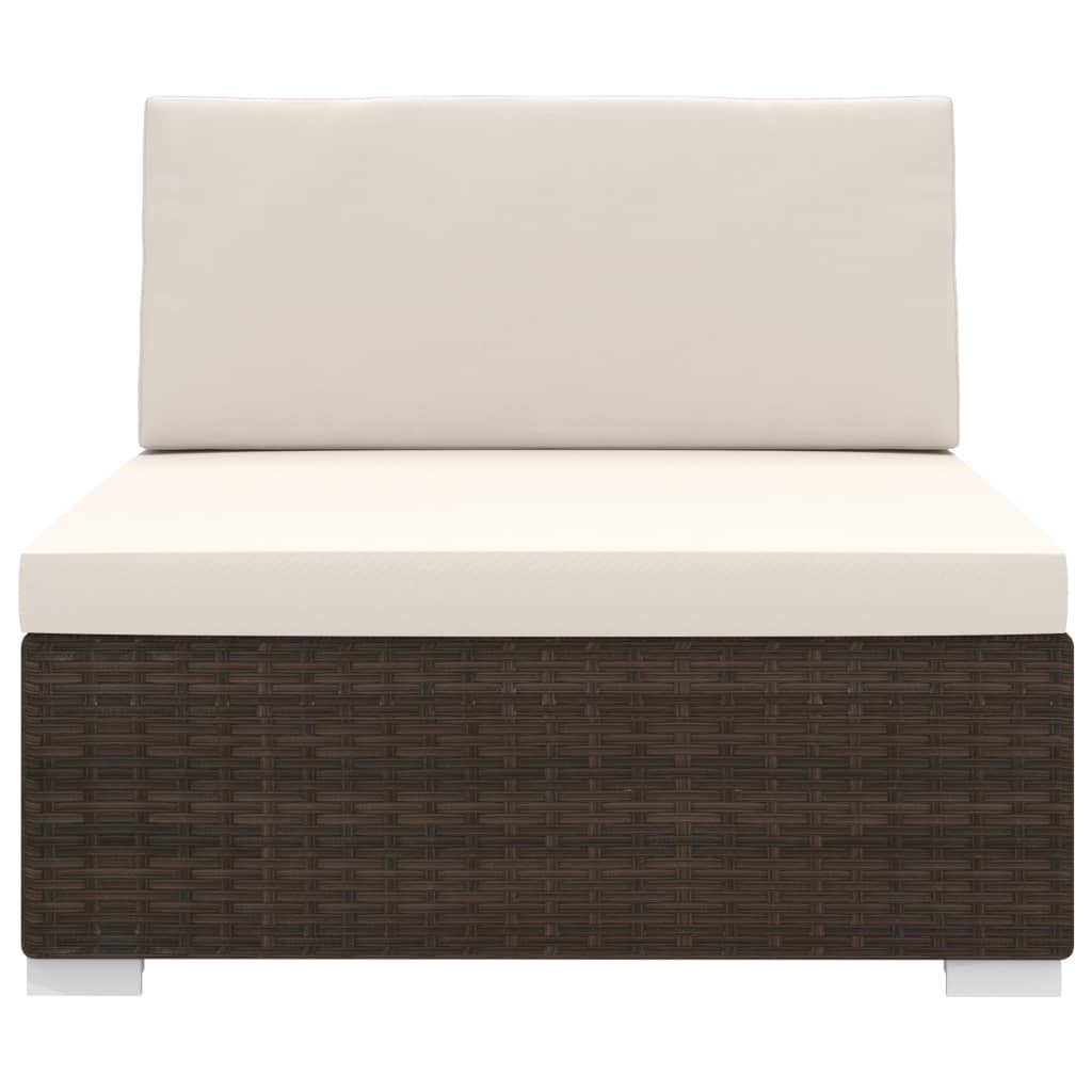 Scaun Modular De Mijloc, 1 Buc., , Poliratan, Cu Perne