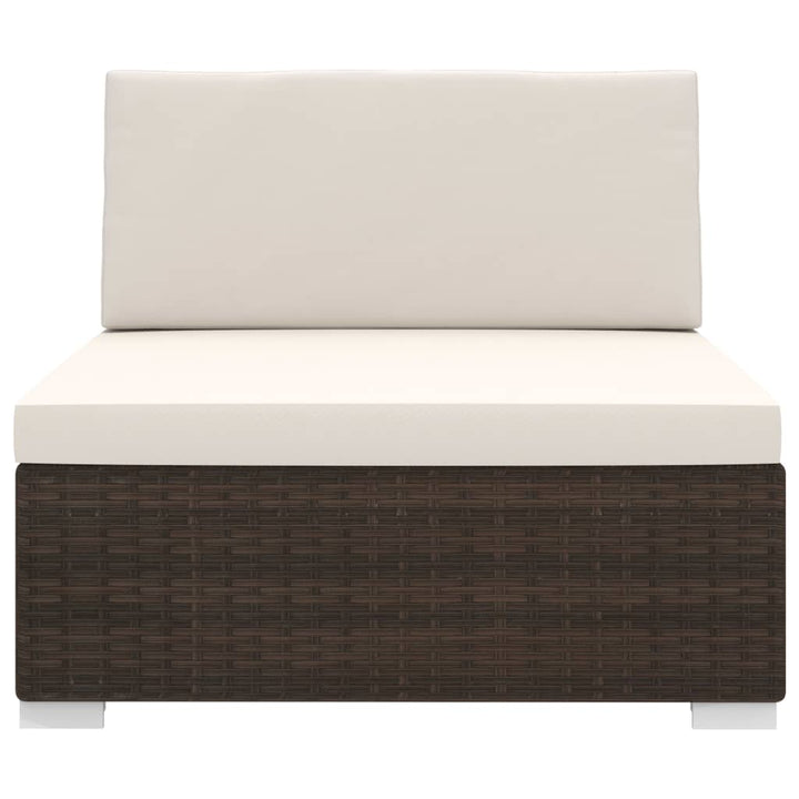 Scaun Modular De Mijloc, 1 Buc., , Poliratan, Cu Perne