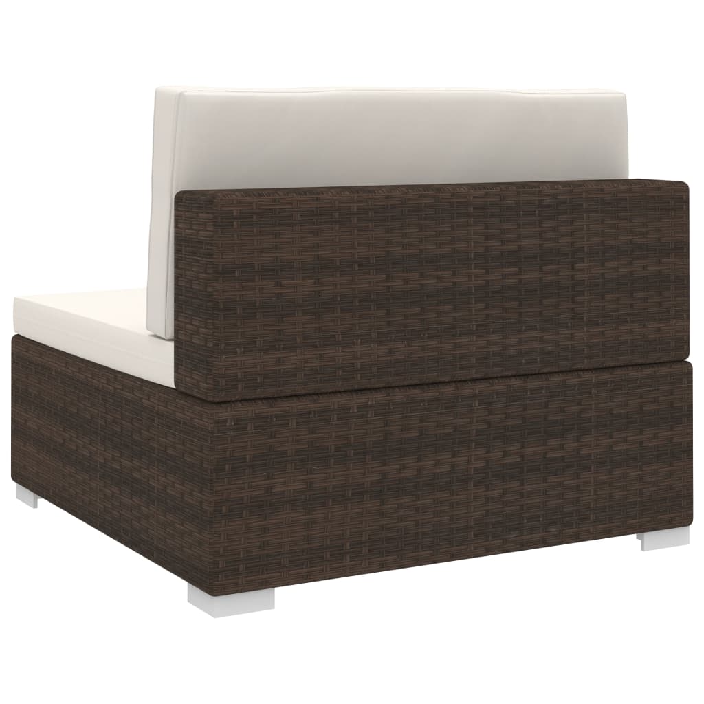 Scaun Modular De Mijloc, 1 Buc., , Poliratan, Cu Perne