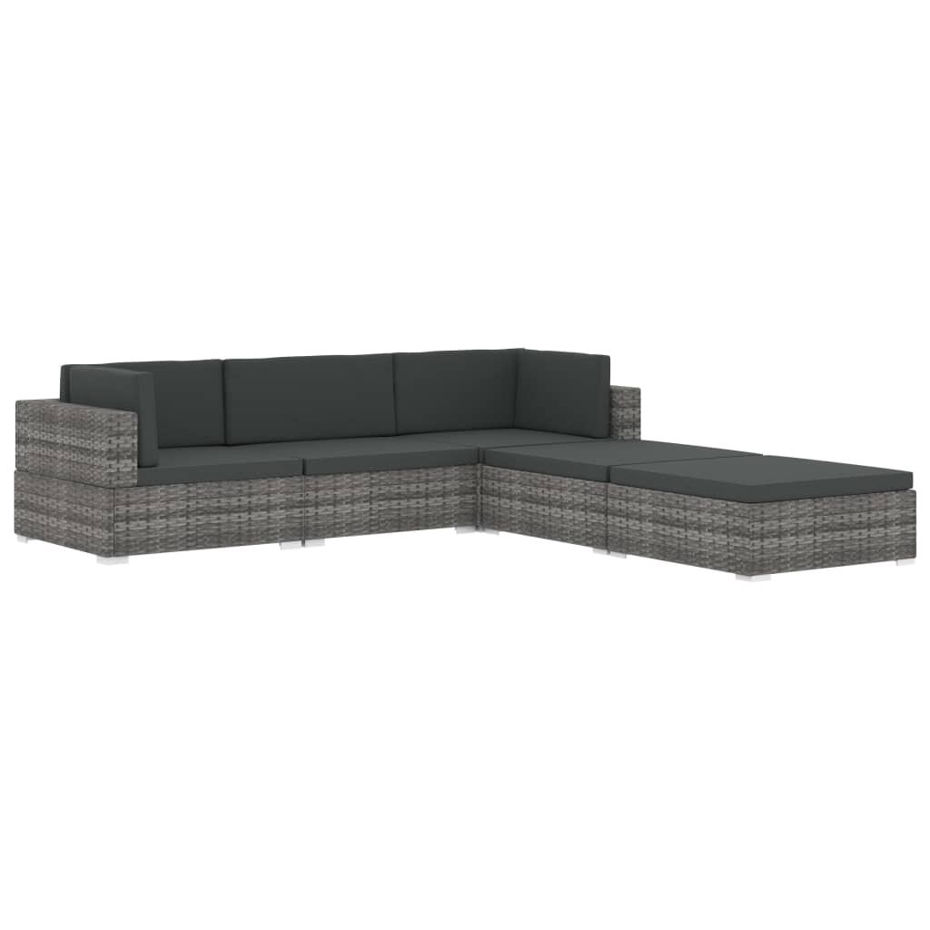 Scaun Modular De Mijloc, 1 Buc., , Poliratan, Cu Perne