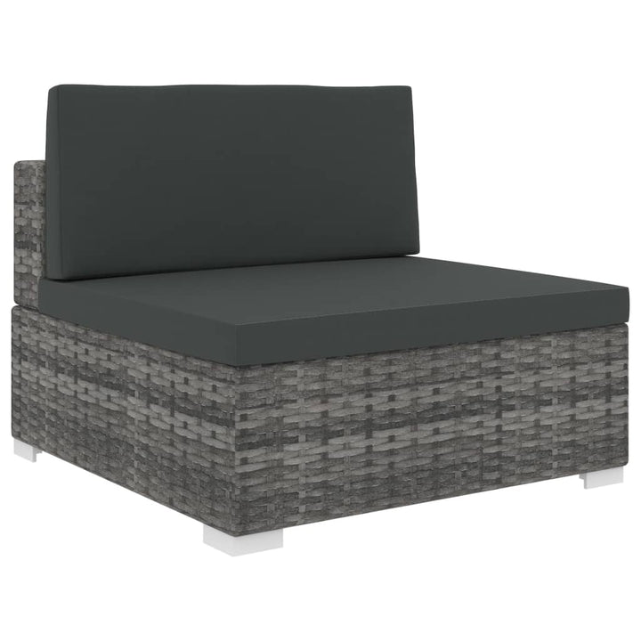 Scaun Modular De Mijloc, 1 Buc., , Poliratan, Cu Perne