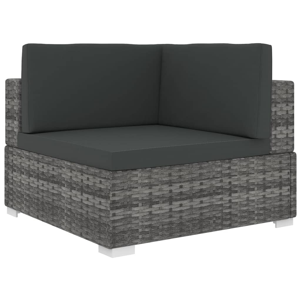 Scaun Modular De Mijloc, 1 Buc., , Poliratan, Cu Perne