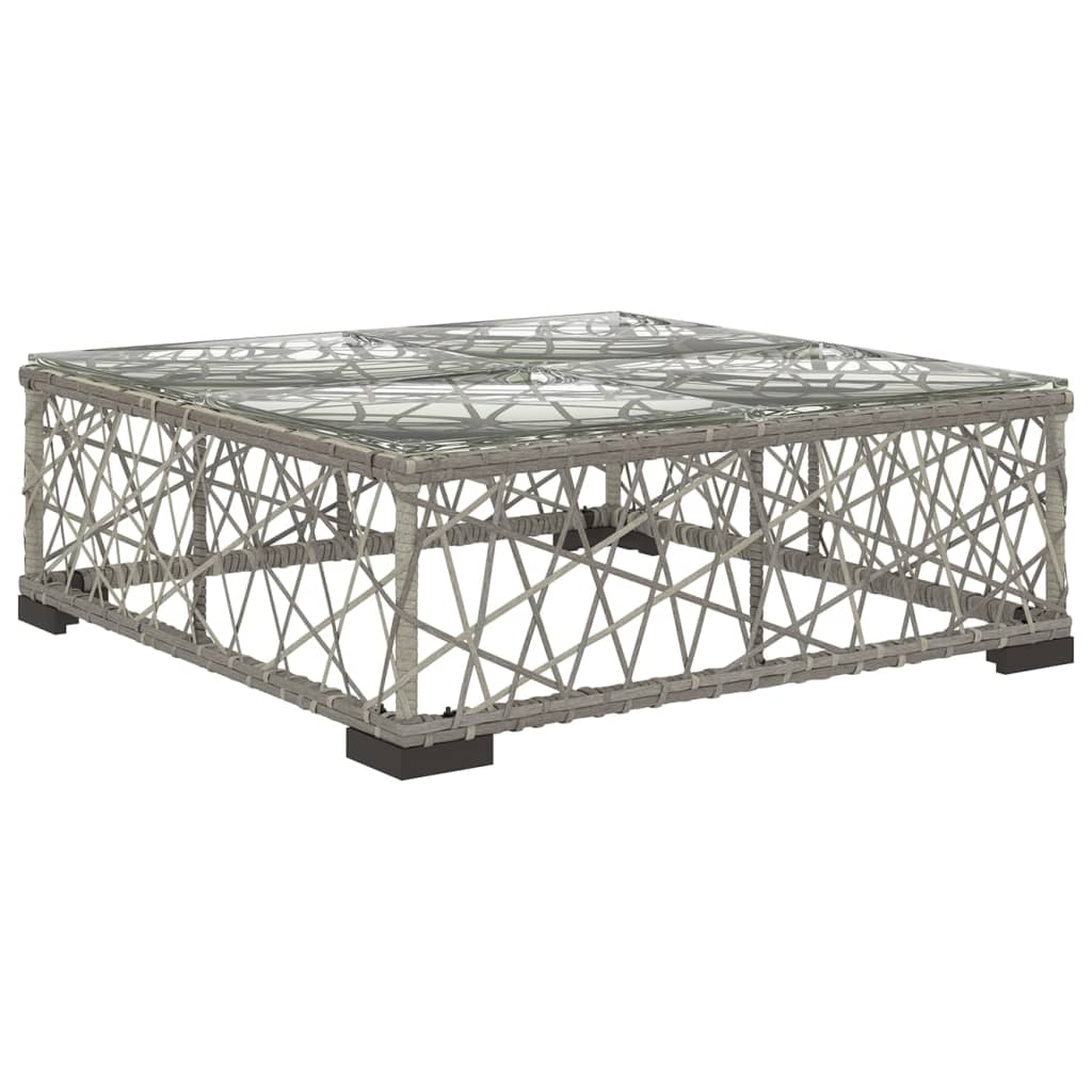 Set Mobilier De Grădină Cu Perne, 10 Piese, Gri, Poliratan