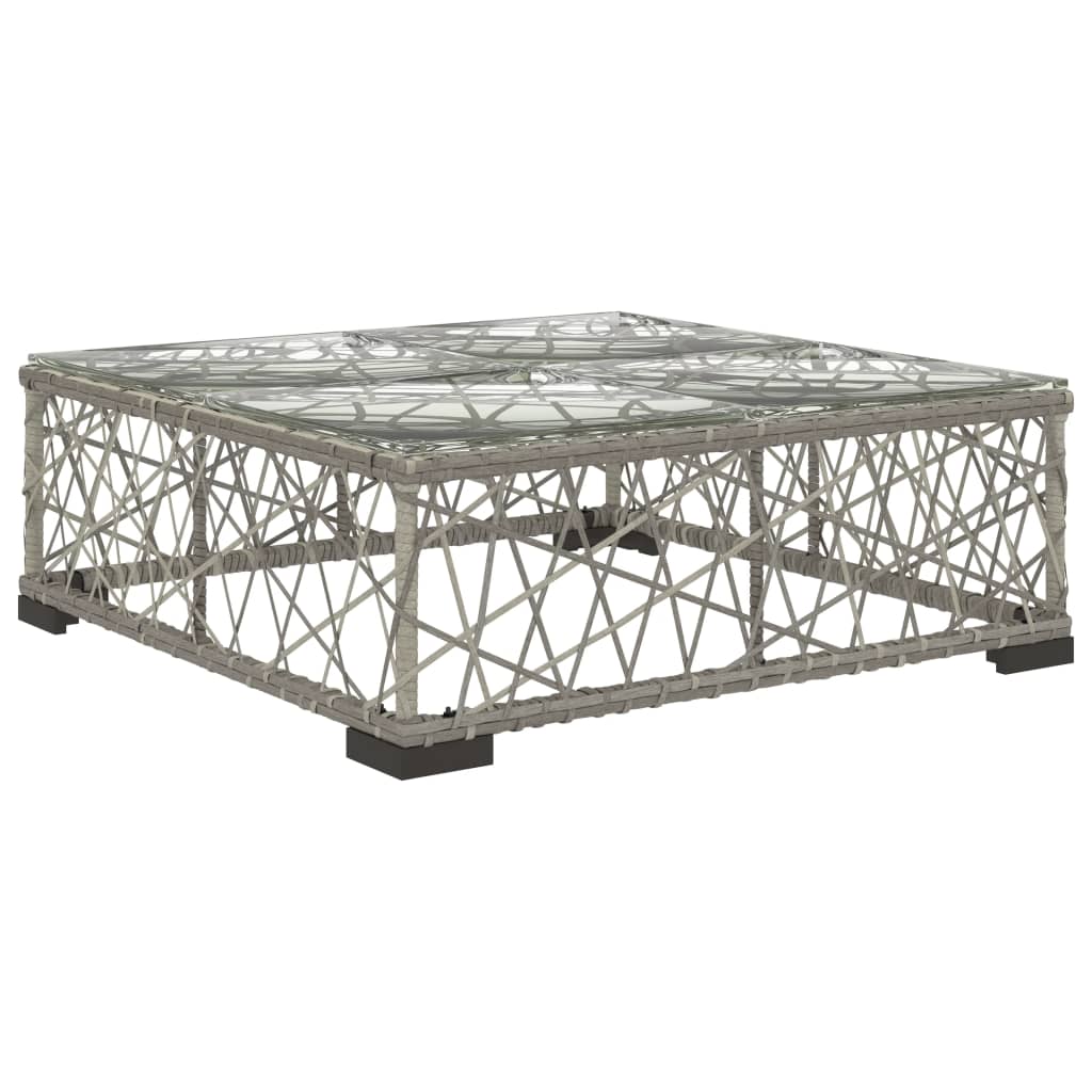 Set Mobilier De Grădină Cu Perne, 6 Piese, Gri, Poliratan