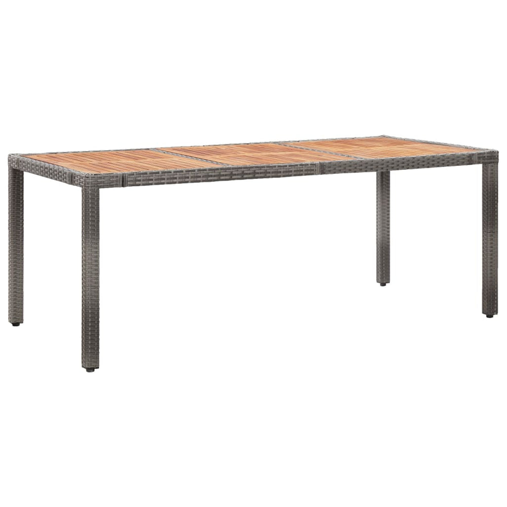Set Mobilier De Exterior Cu Perne, 9 Piese, , Poliratan
