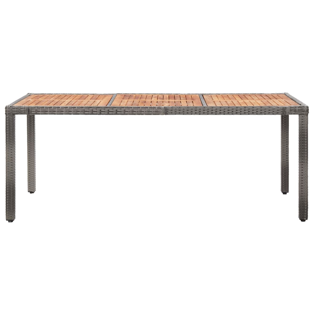Set Mobilier De Exterior Cu Perne, 9 Piese, , Poliratan