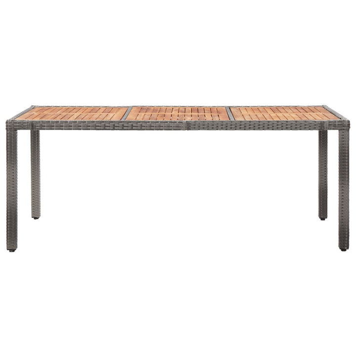 Set Mobilier De Exterior Cu Perne, 9 Piese, , Poliratan
