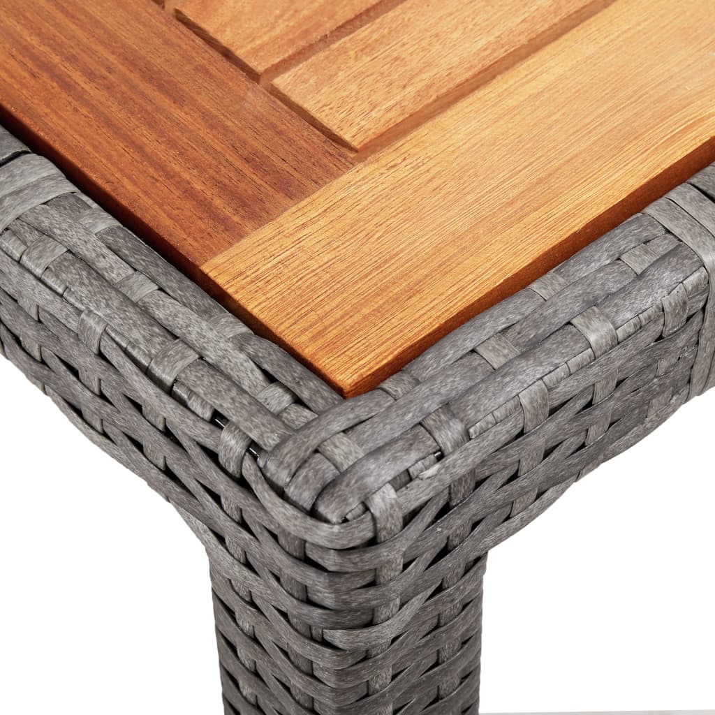Set Mobilier De Exterior Cu Perne, 7 Piese, , Poliratan