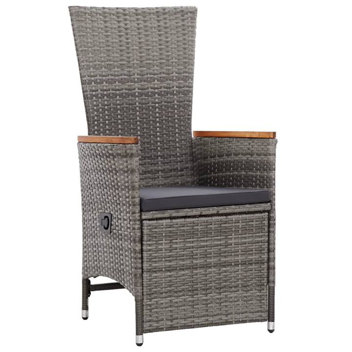 Set Mobilier De Exterior Cu Perne, 7 Piese, , Poliratan