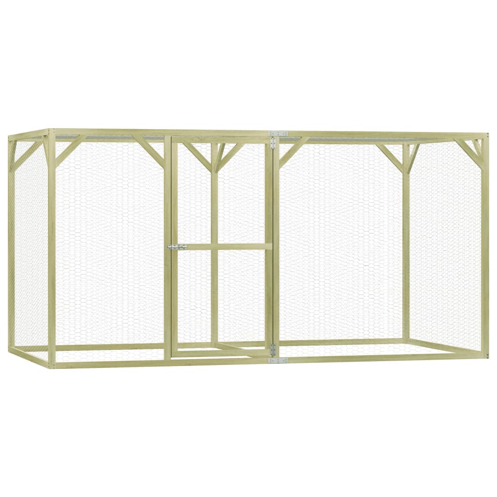 Coteț Pentru Păsări, 1,5 X 9 X 1,5 M, Lemn De Pin Tratat