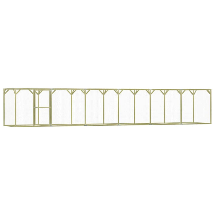 Coteț Pentru Păsări, 1,5 X 9 X 1,5 M, Lemn De Pin Tratat