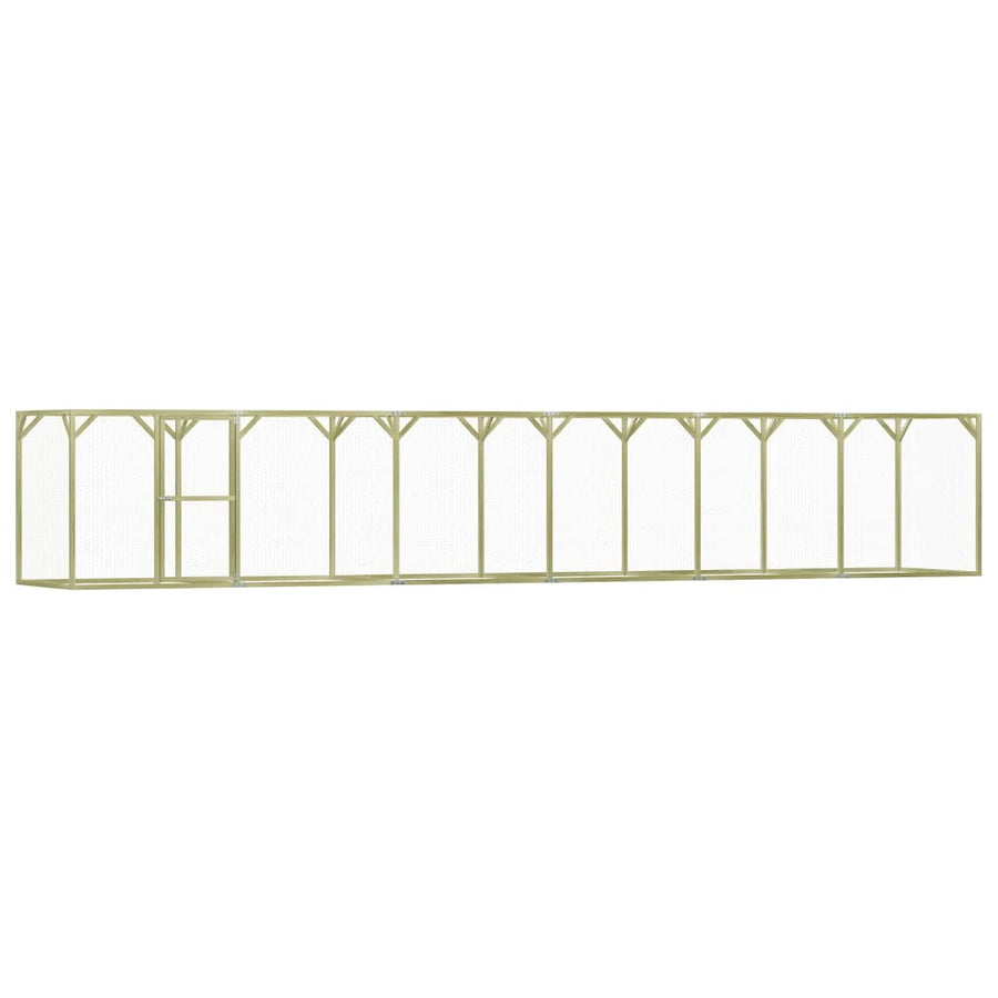 Coteț Pentru Păsări, 1,5 X 9 X 1,5 M, Lemn De Pin Tratat
