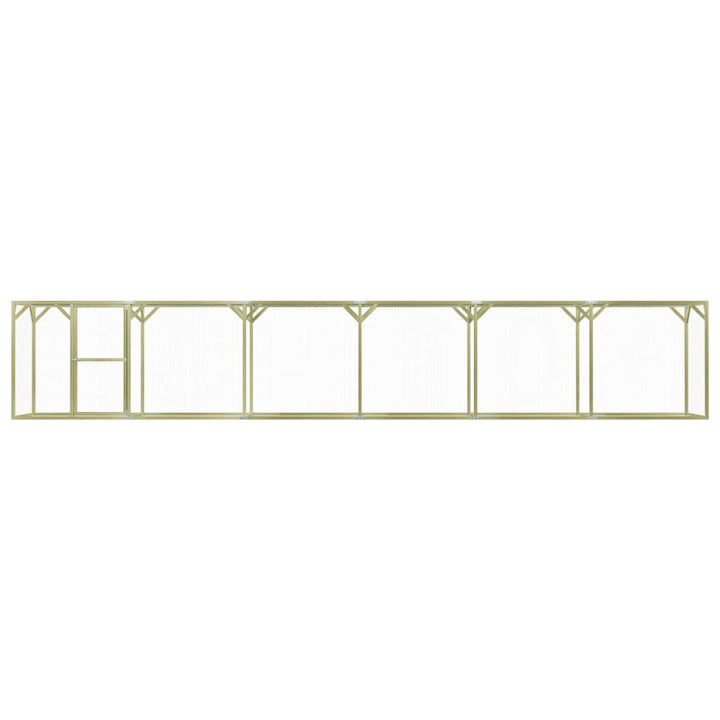 Coteț Pentru Păsări, 1,5 X 9 X 1,5 M, Lemn De Pin Tratat