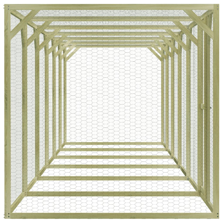 Coteț Pentru Păsări, 1,5 X 9 X 1,5 M, Lemn De Pin Tratat