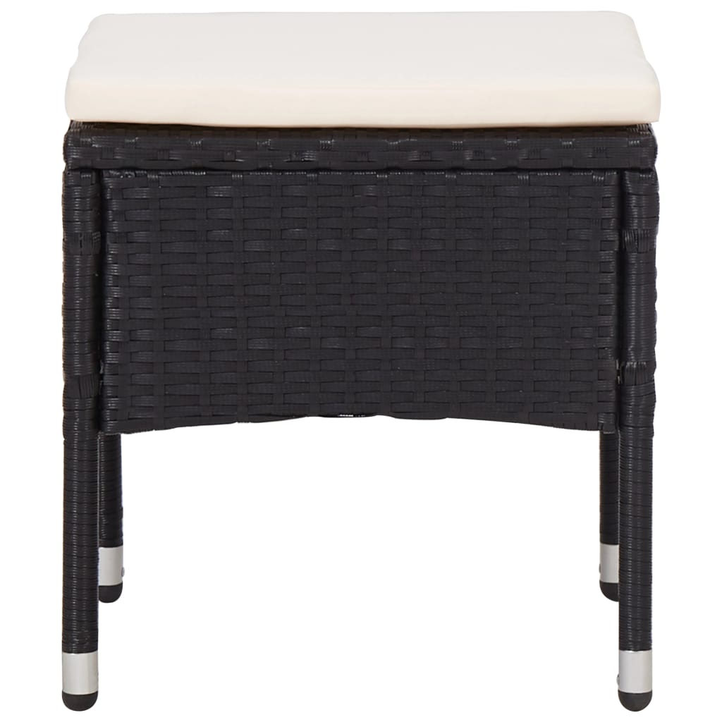 Set Mobilier De Exterior, 5 Piese, , Poliratan Și Sticlă
