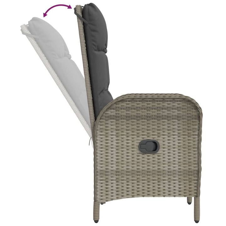 Scaune De Exterior, 2 Buc., , Poliratan