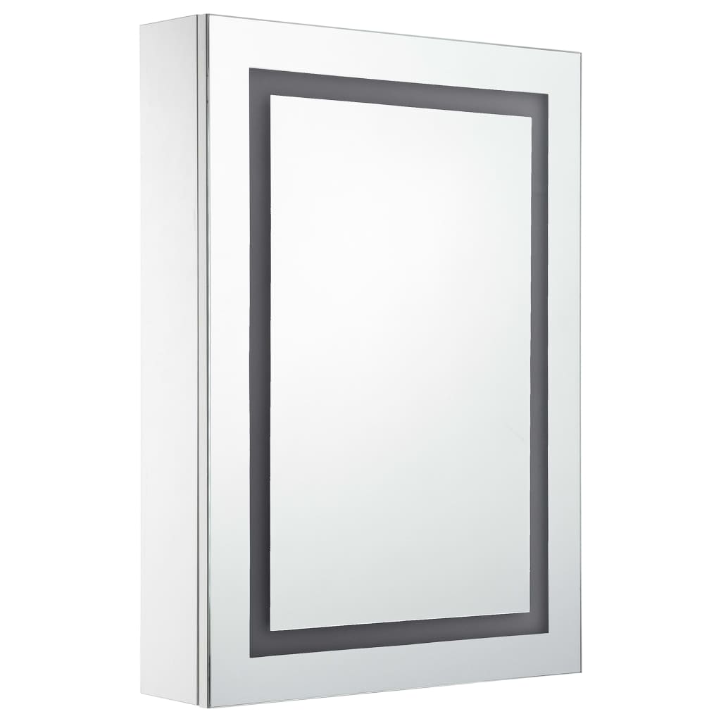 Dulap De Baie Cu Oglindă Și Led-Uri, 50 X 13 X 70 Cm