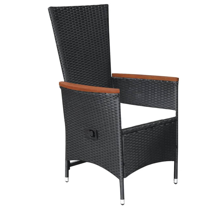 Set Mobilier De Exterior Cu Perne, 9 Piese, , Poliratan