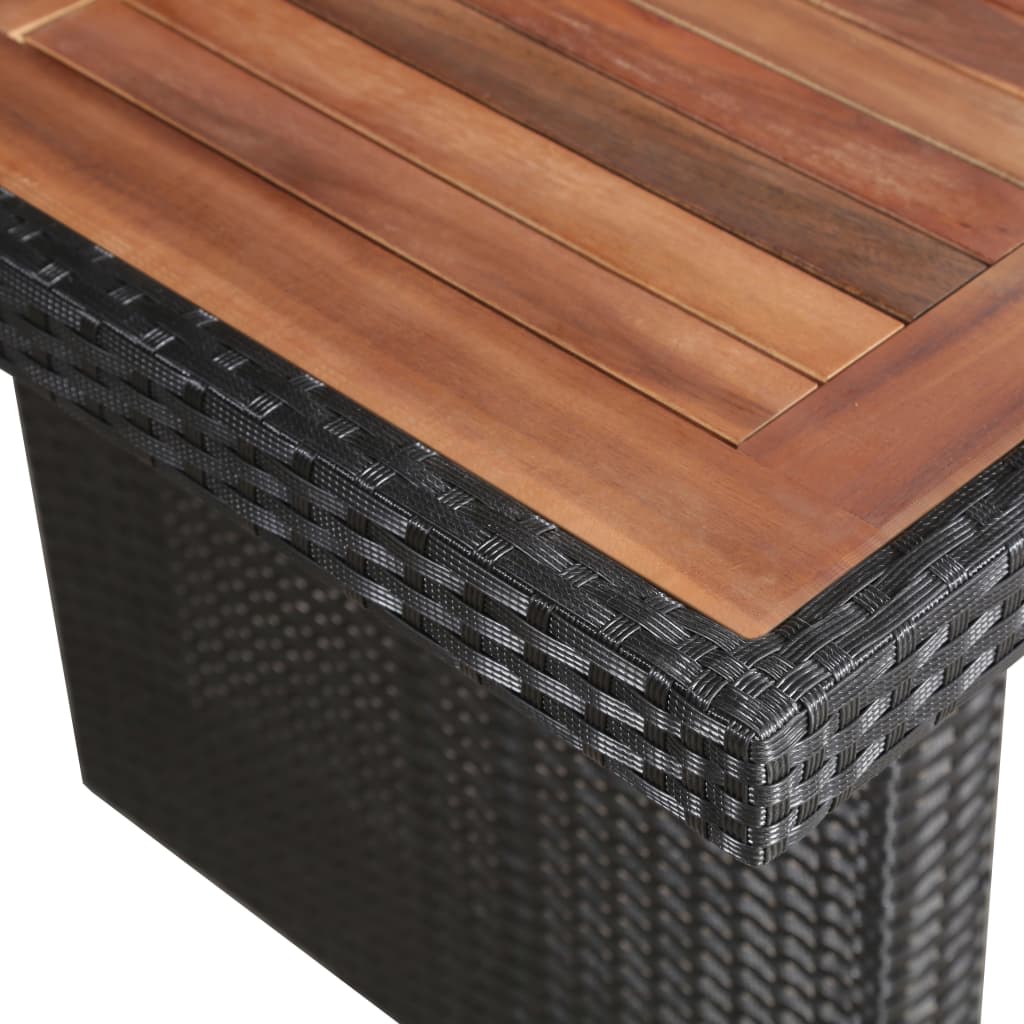 Set Mobilier De Exterior Cu Perne, 9 Piese, , Poliratan