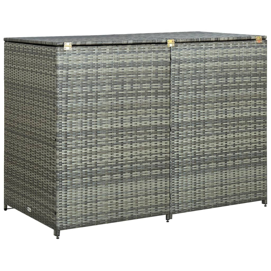 Magazie Dublă Pentru Pubele, , 148X77X111 Cm, Poliratan