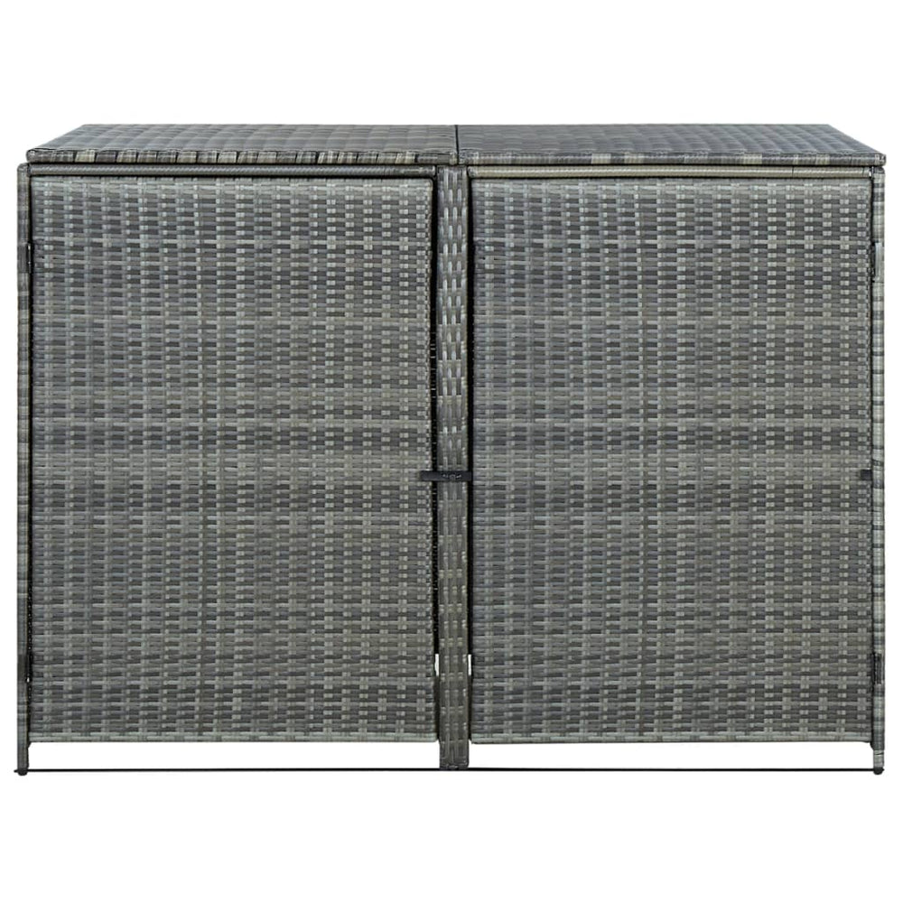 Magazie Dublă Pentru Pubele, , 148X77X111 Cm, Poliratan