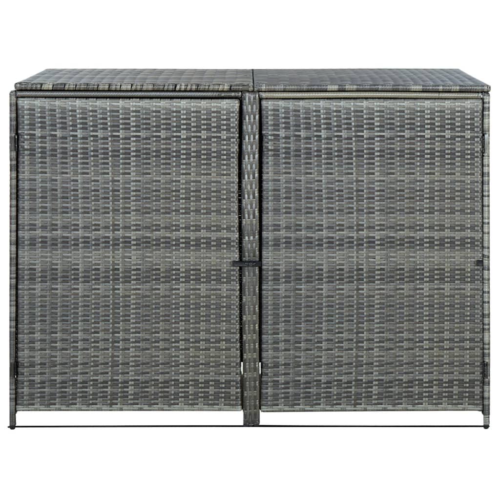 Magazie Dublă Pentru Pubele, , 148X77X111 Cm, Poliratan