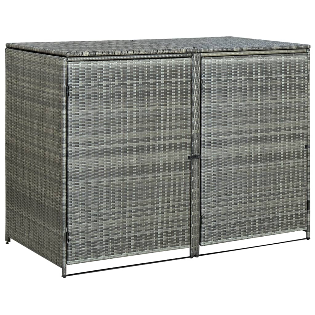 Magazie Dublă Pentru Pubele, , 148X77X111 Cm, Poliratan