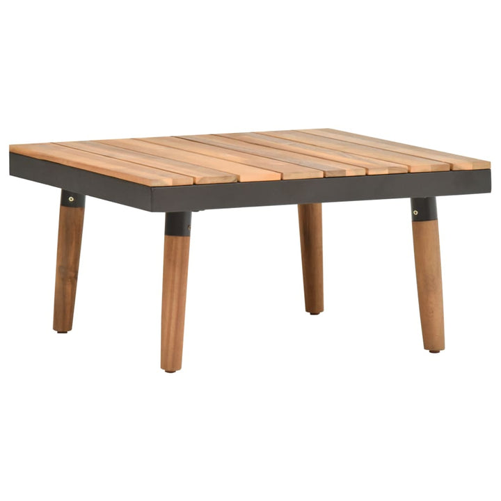 Set Mobilier De Grădină Cu Perne, 4 Piese, Lemn Masiv De Acacia