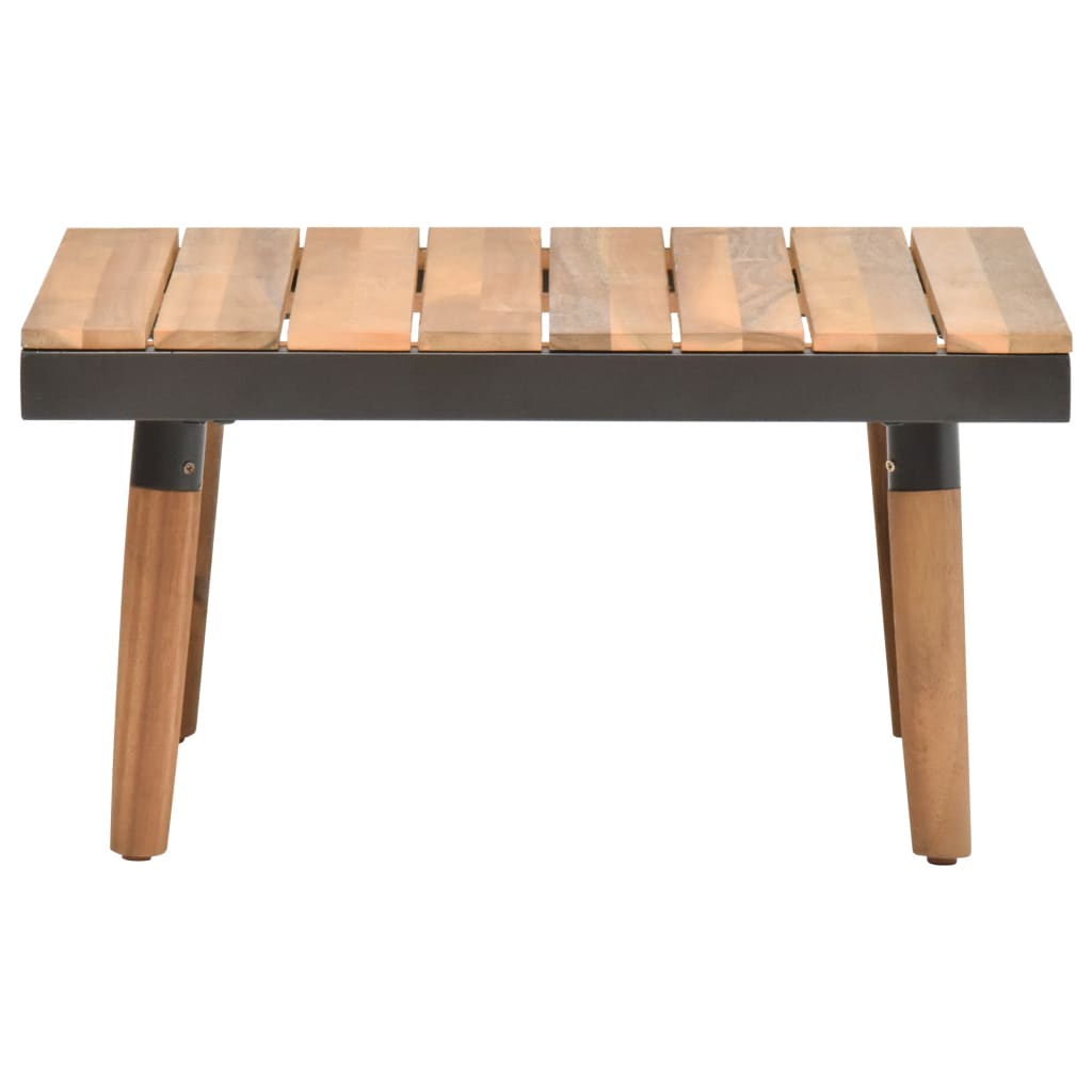 Set Mobilier De Grădină Cu Perne, 4 Piese, Lemn Masiv De Acacia