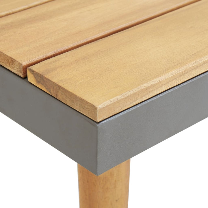 Set Mobilier Grădină 7 Locuri, Perne, Maro, Lemn Masiv Acacia