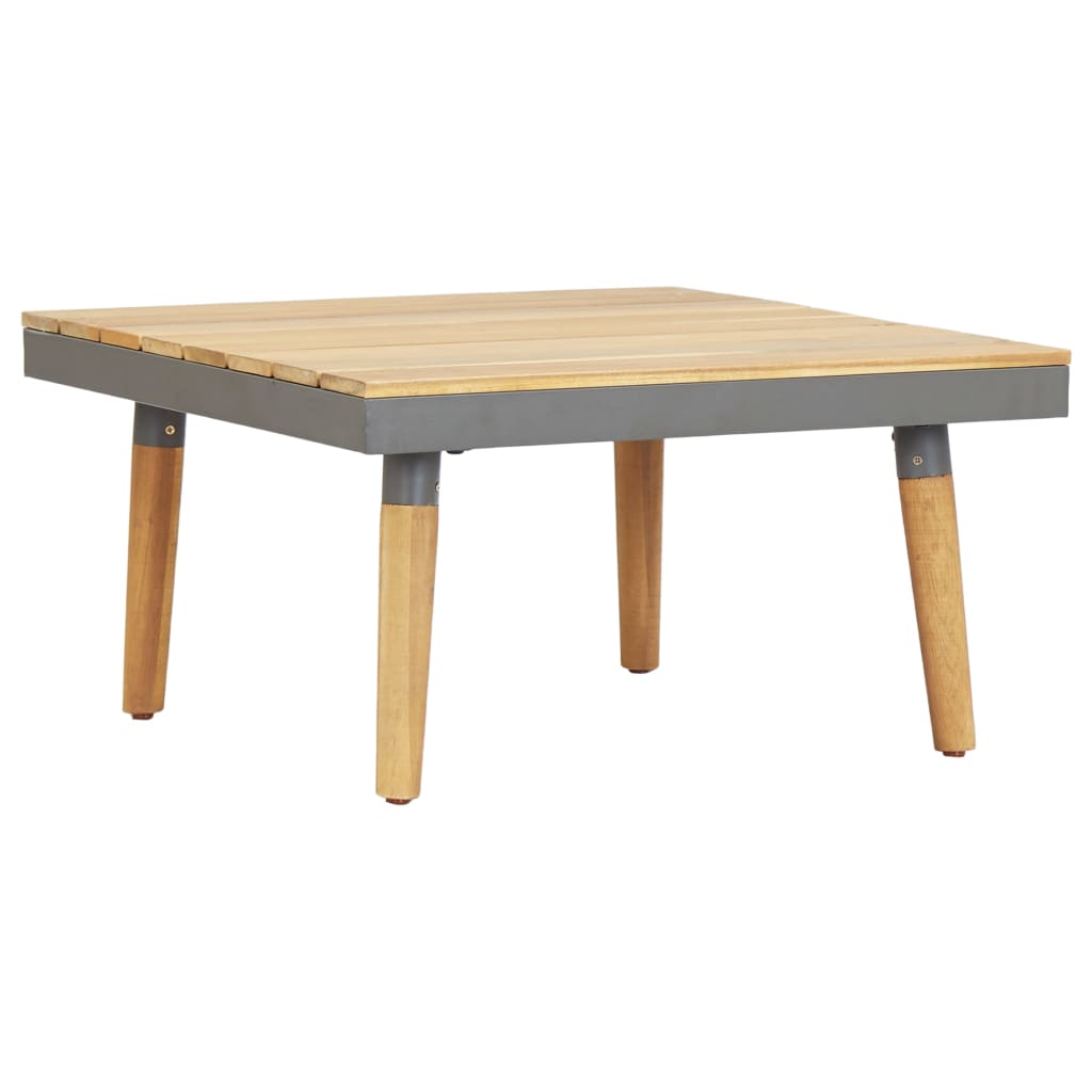 Set Mobilier Grădină 7 Locuri, Perne, Maro, Lemn Masiv Acacia