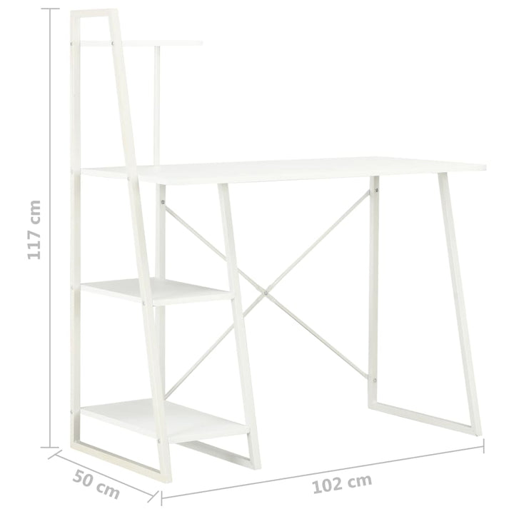 Birou Cu Rafturi, , 102 X 50 X 117 Cm