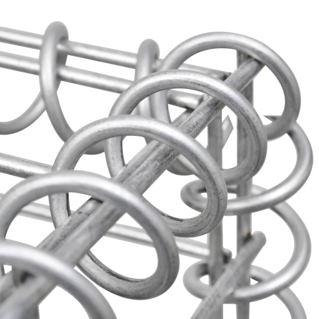 Perete Gabion Pentru Pubele, 320X100X120 Cm, Oțel Galvanizat