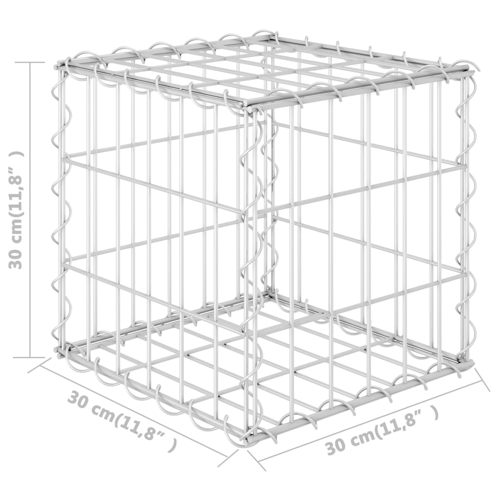 Gabion Cub Strat Înălțat, , Sârmă De Oțel
