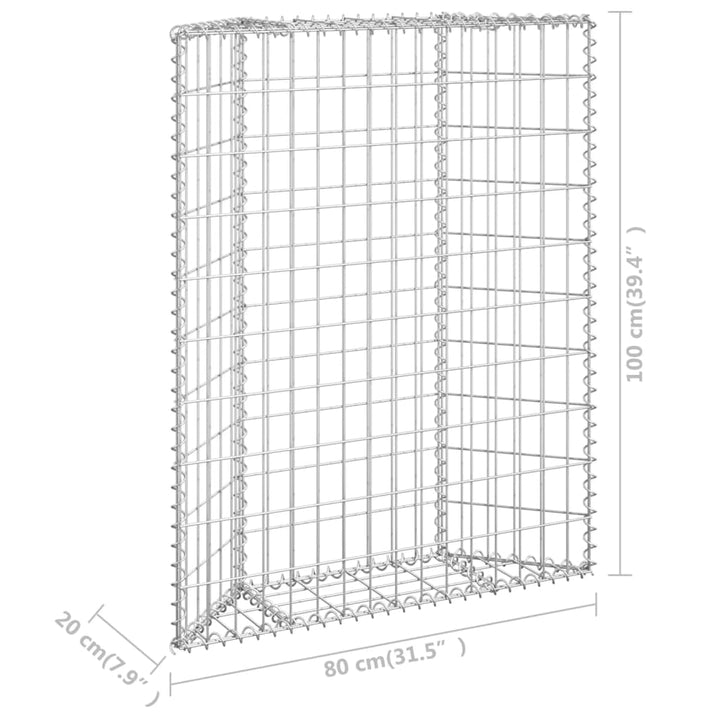 Strat Înălțat Gabion Trapez, , Oțel Galvanizat