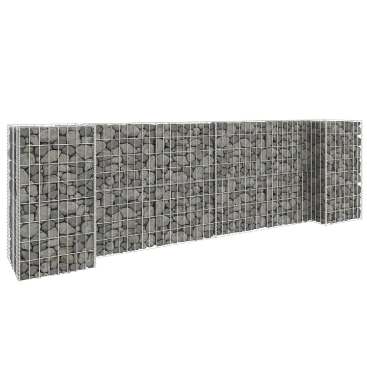 Jardinieră Gabion În Formă De H, , Sârmă Oțel