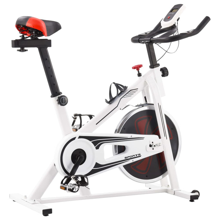 Bicicletă Antrenament Fitness, Cu Senzor Puls, Și Roșu
