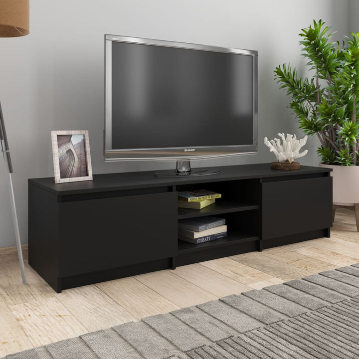 Dulap Tv, Alb Extralucios, 140X40X35,5 Cm, Lemn Prelucrat