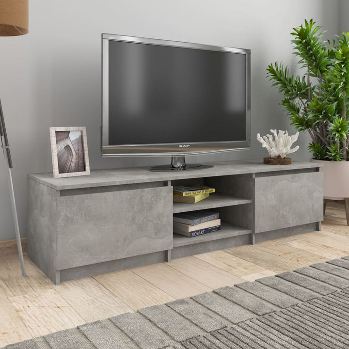 Dulap Tv, Alb Extralucios, 140X40X35,5 Cm, Lemn Prelucrat